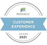 Pinnacle Customer Experience Award 2021